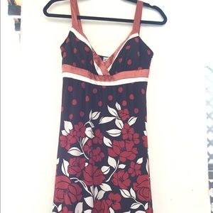 Dress with satin straps worn once.